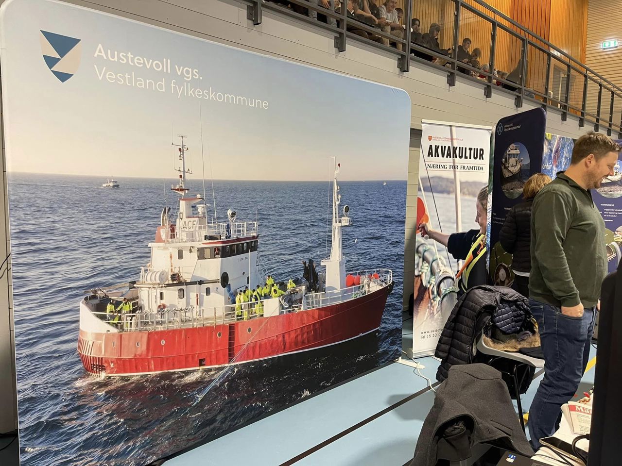 Bilde av Austevoll vgs sin stand