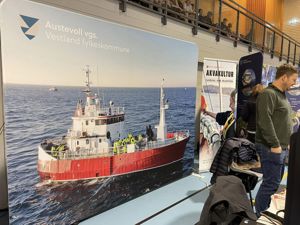 Bilde av Austevoll vgs sin stand